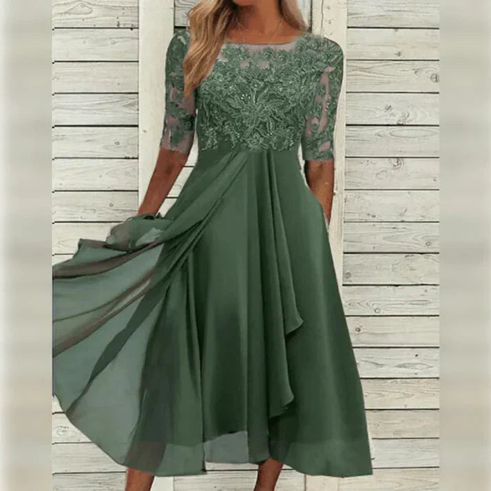 Damen-Midikleid_mit_Spitzenoberteil_und_halblangen_rmeln_AD.webp
