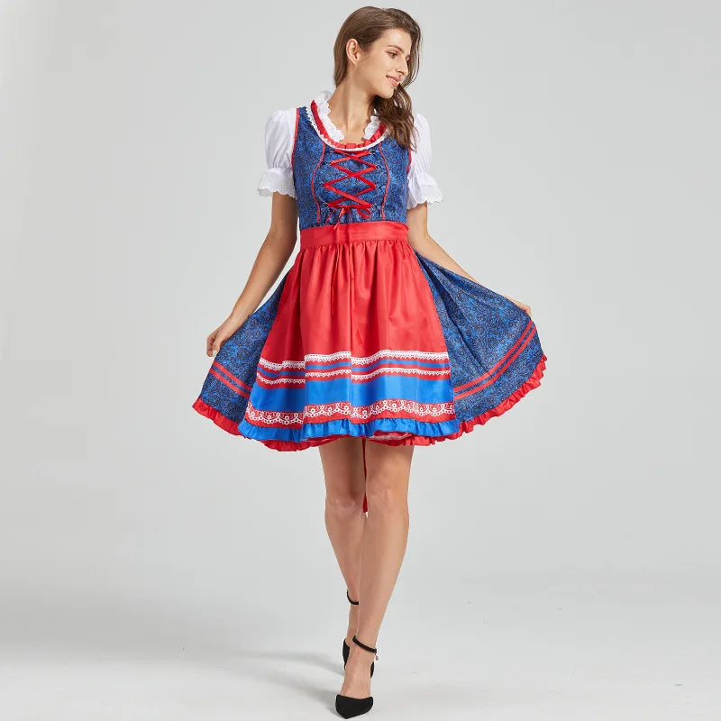 Dirndl-MinikleidfurDamenmitSchnurmiederundSchurzenbanid_1.webp