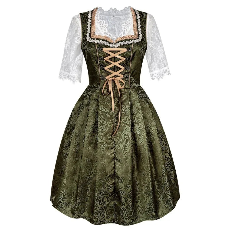 DirndlkleidfurDamenmitquadratischemAusschnittundbestickterSchurze_1.webp