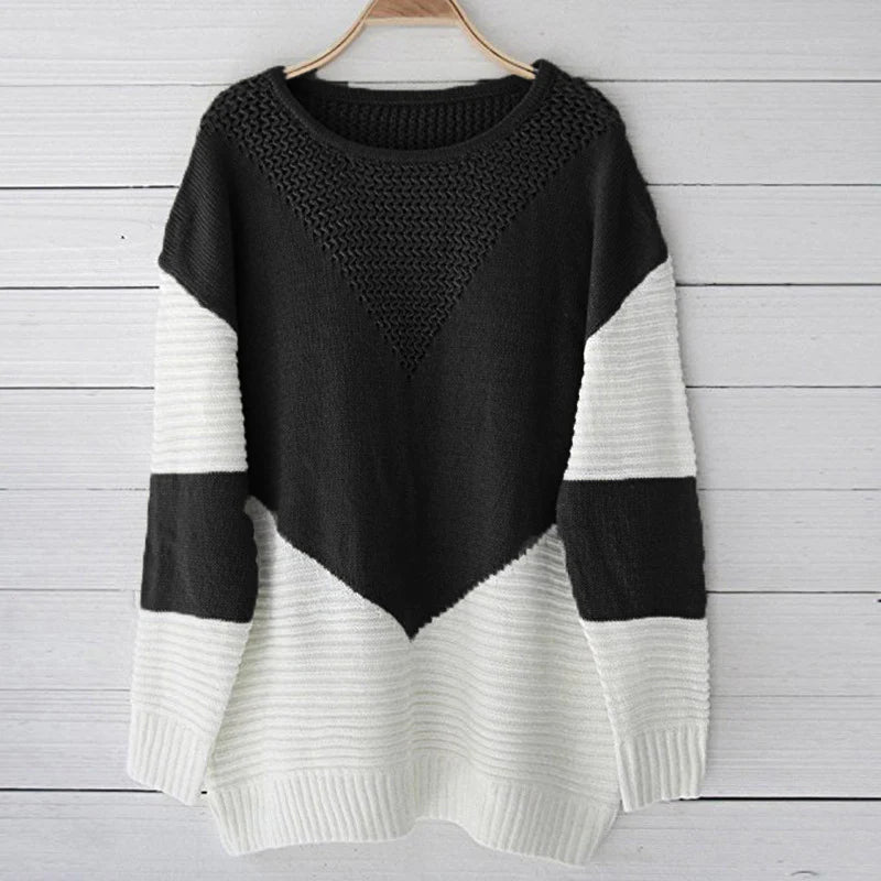 FrauenColor-BlockStrickpullovermitstrukturiertemDesign_1.webp