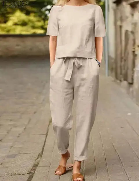 SommersetfurFrauenmitkurzenArmelnundHose_1.jpg