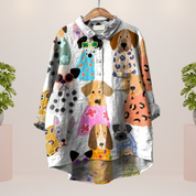 Modisches Shirt mit Tiermotiven für Frauen