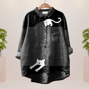 Modisches Shirt mit Tiermotiven für Frauen