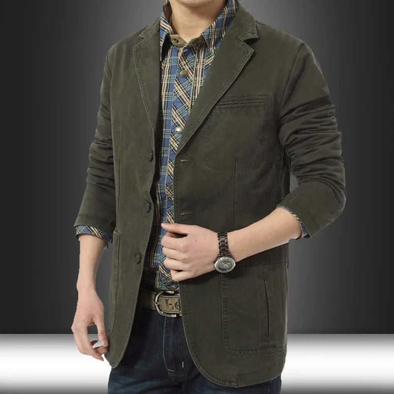 Eleganter maßgeschneiderter Blazer für Männer