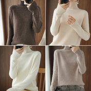 Kuscheliger Merino-Rollkragenpullover für Frauen