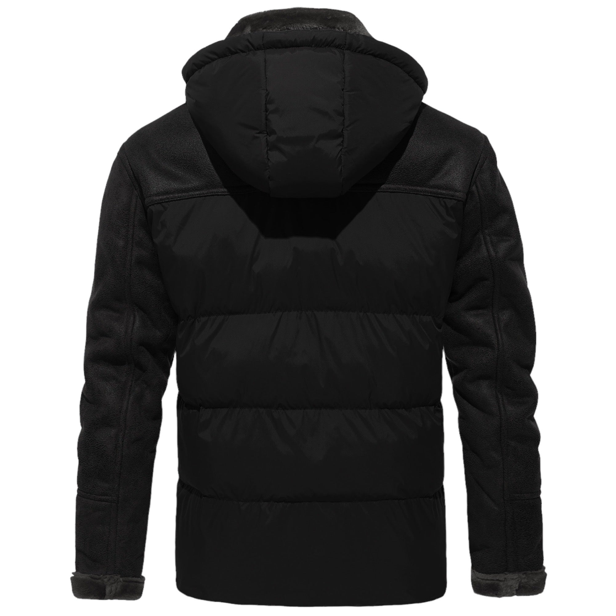 Warme Sherpa Pufferjacke für Männer