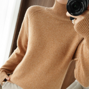 Kuscheliger Merino-Rollkragenpullover für Frauen
