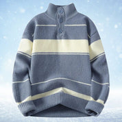 Gemütlicher dicker Strickpullover für Männer