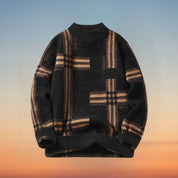 Gemütlicher halber Rollkragenpullover für Männer