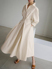 Stylisches Maxikleid mit Cinch-Taille für Frauen