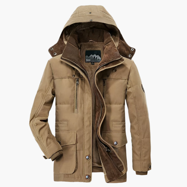 Warme und funktionelle Winterjacke für Männer