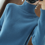 Kuscheliger Merino-Rollkragenpullover für Frauen