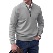 Stylischer Reißverschluss-Pullover für Herren