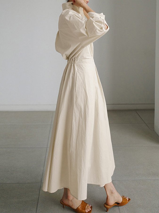Stylisches Maxikleid mit Cinch-Taille für Frauen