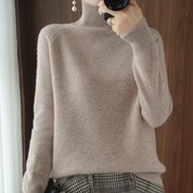 Kuscheliger Merino-Rollkragenpullover für Frauen