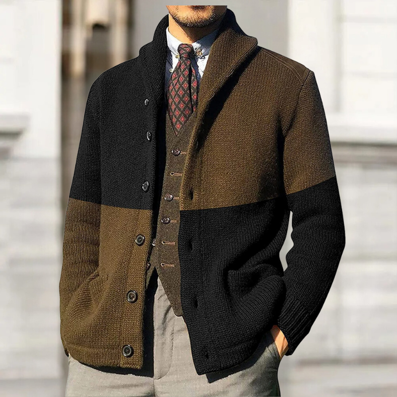 Elegante Mode Strickjacke für Männer
