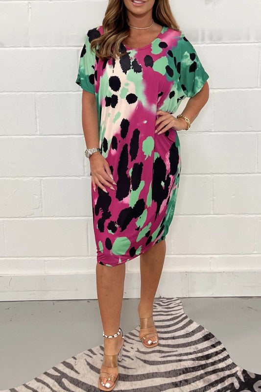 Stylisches leichtes Midikleid für Frauen