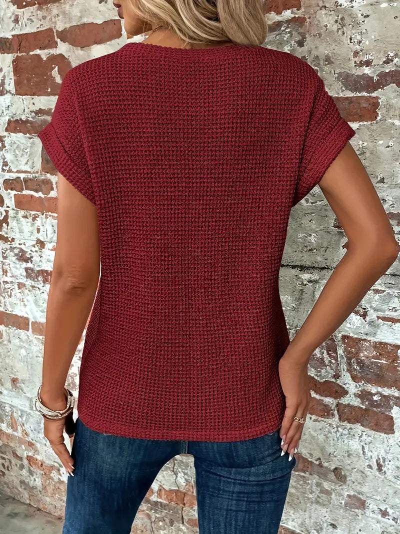 Trendiges lässiges Stricktop für Frauen