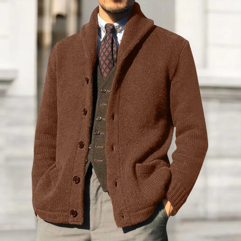 Elegante Mode Strickjacke für Männer