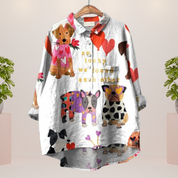 Modisches Shirt mit Tiermotiven für Frauen