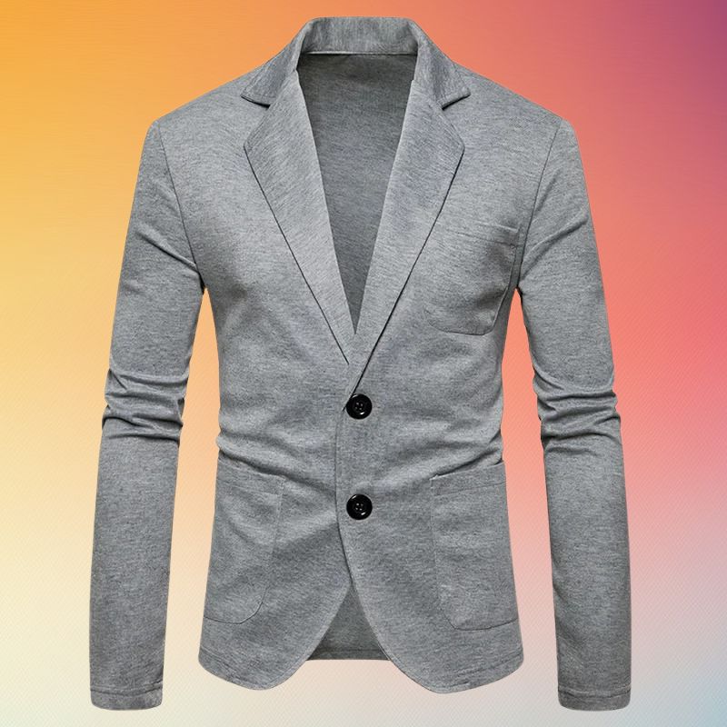 Trendiger Western Lapel Blazer für Herren