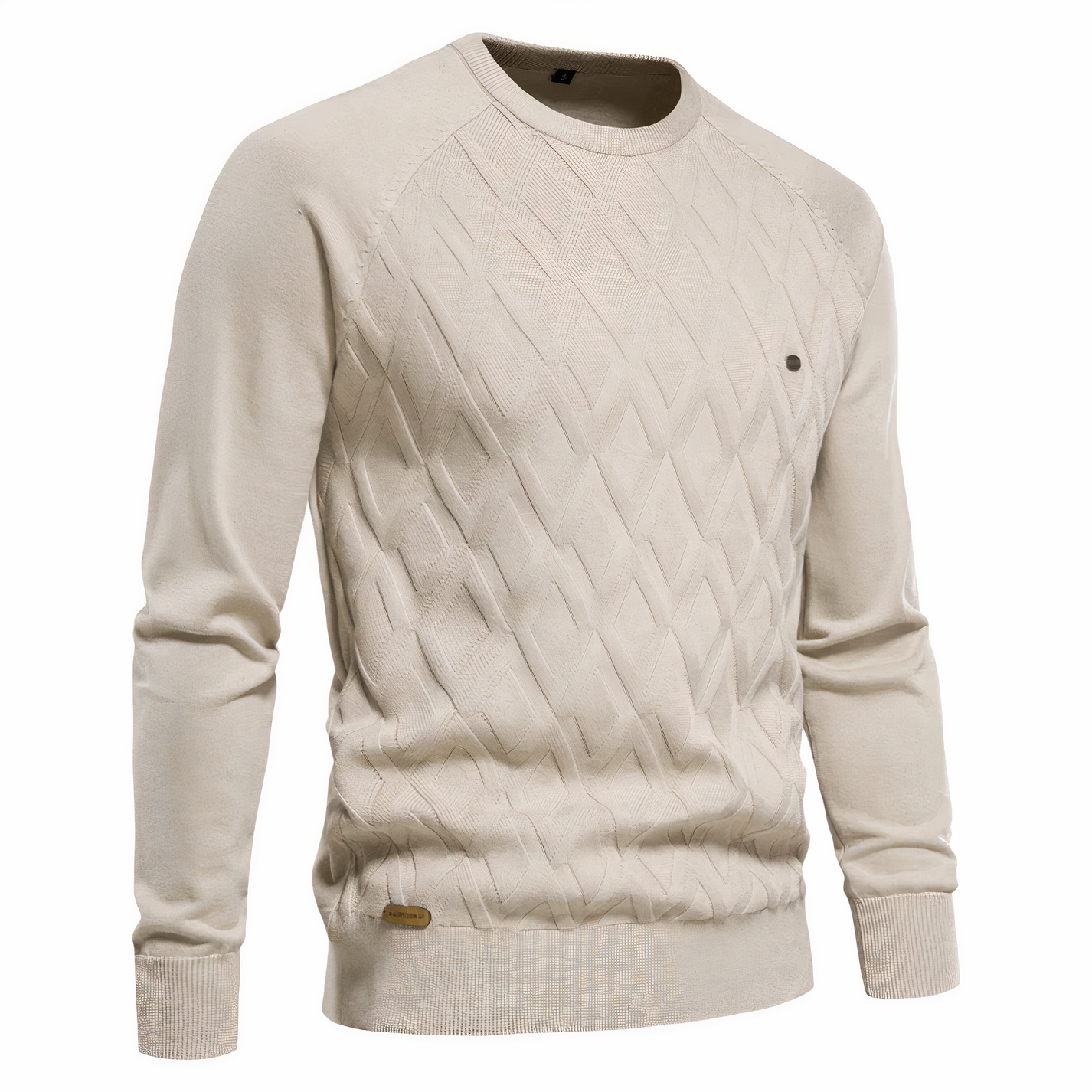Bequemer Langarmpullover für Herren