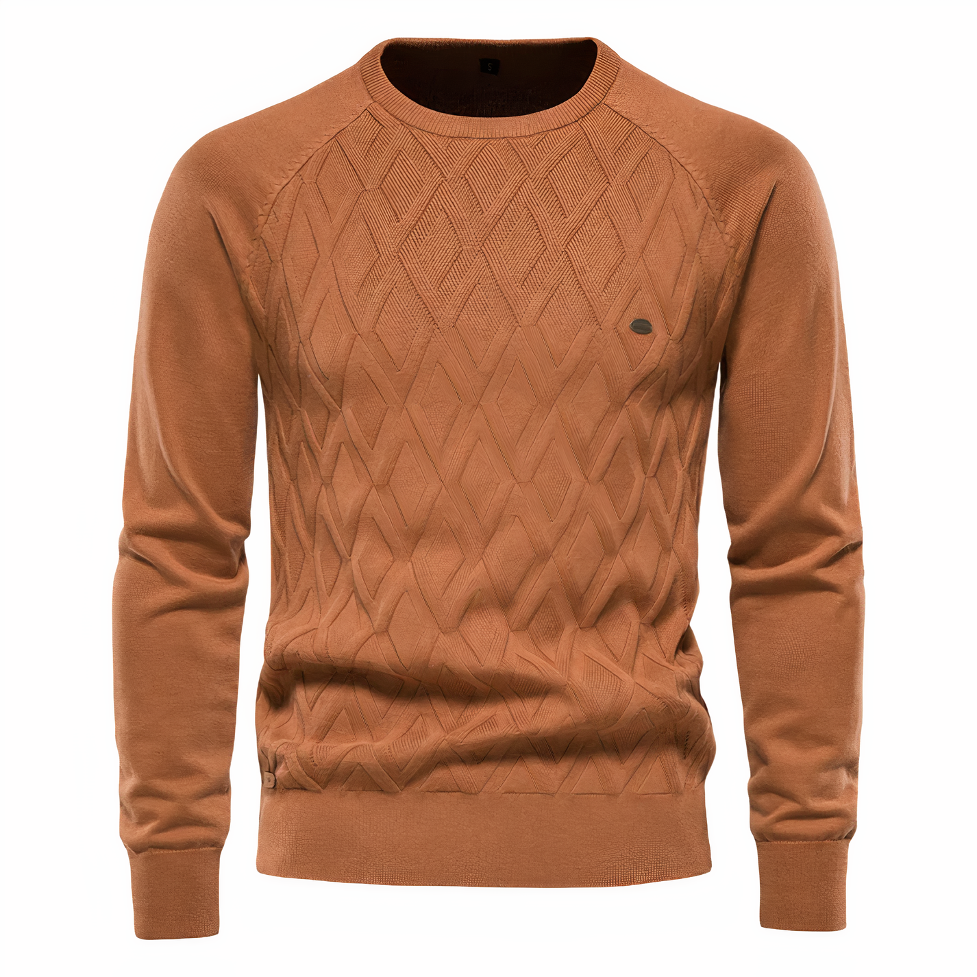 Bequemer Langarmpullover für Herren