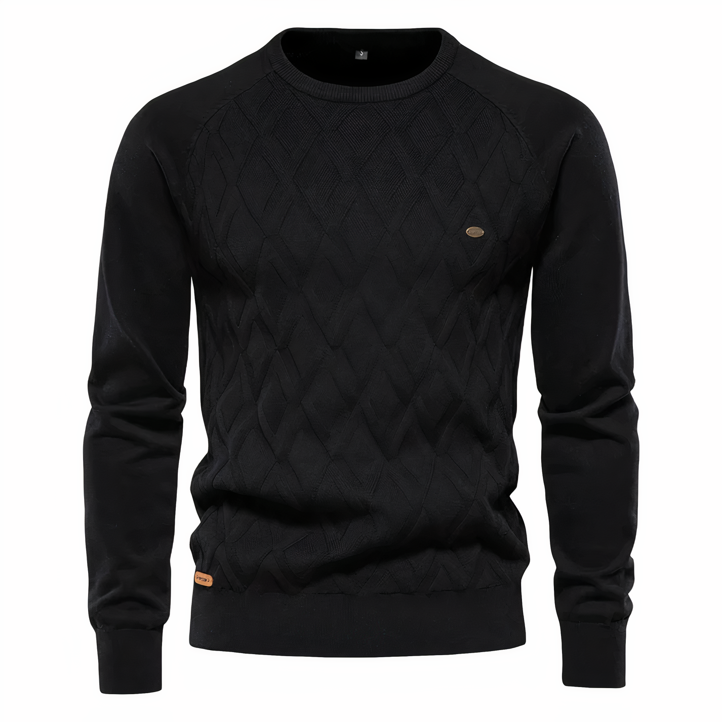 Bequemer Langarmpullover für Herren