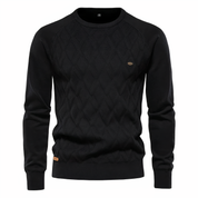 Bequemer Langarmpullover für Herren