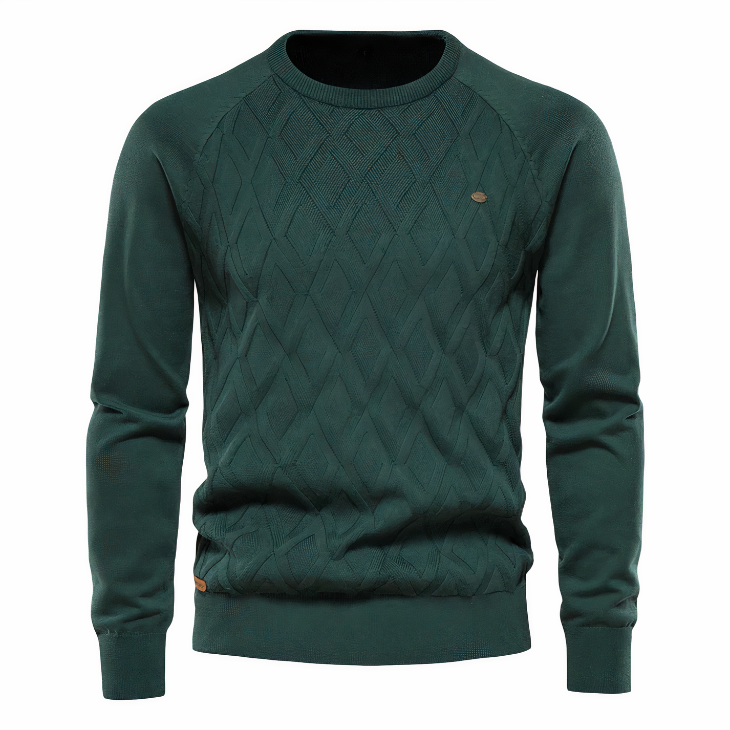 Bequemer Langarmpullover für Herren