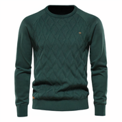 Bequemer Langarmpullover für Herren