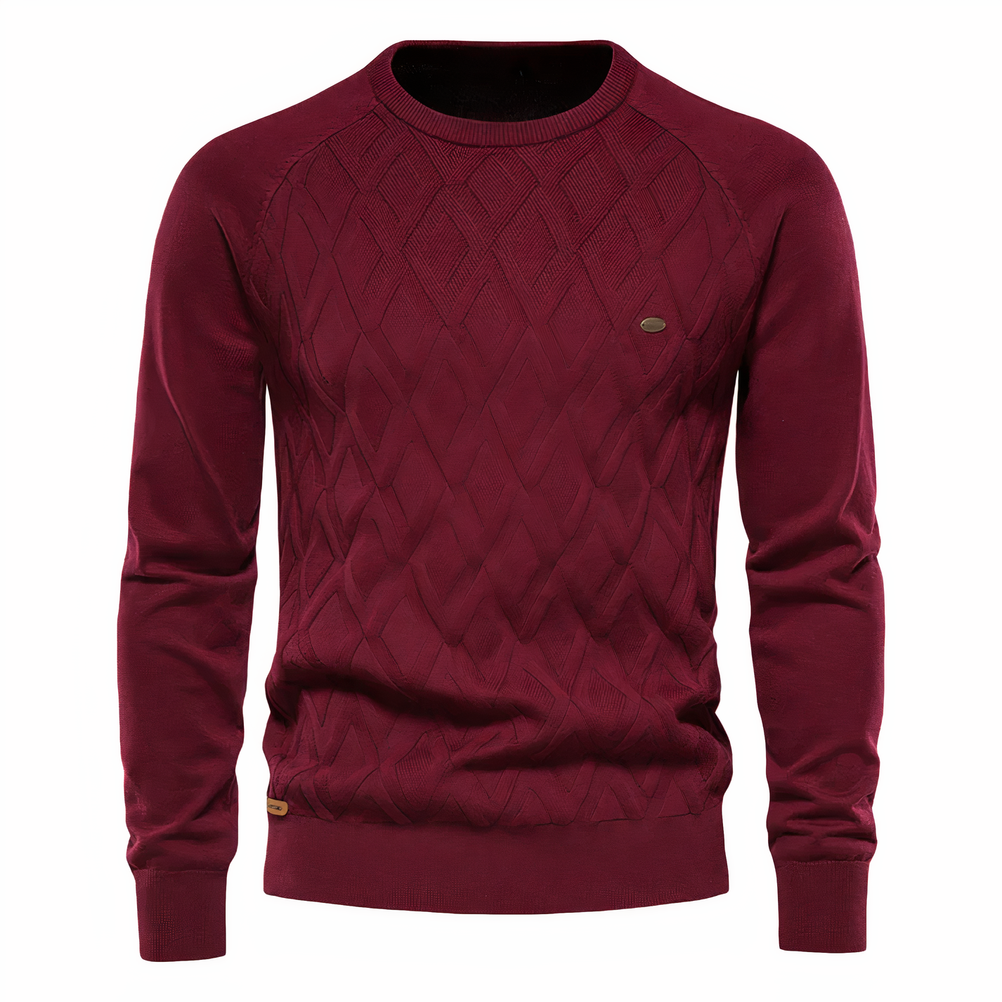 Bequemer Langarmpullover für Herren