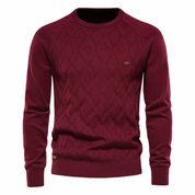 Bequemer Langarmpullover für Herren