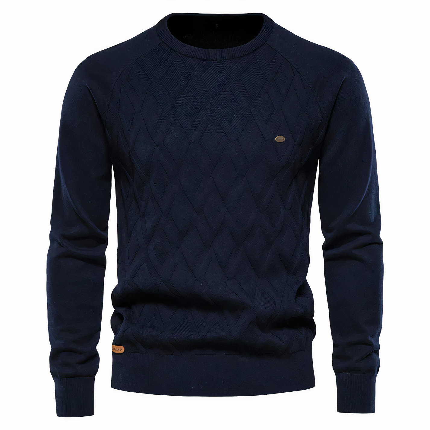 Bequemer Langarmpullover für Herren