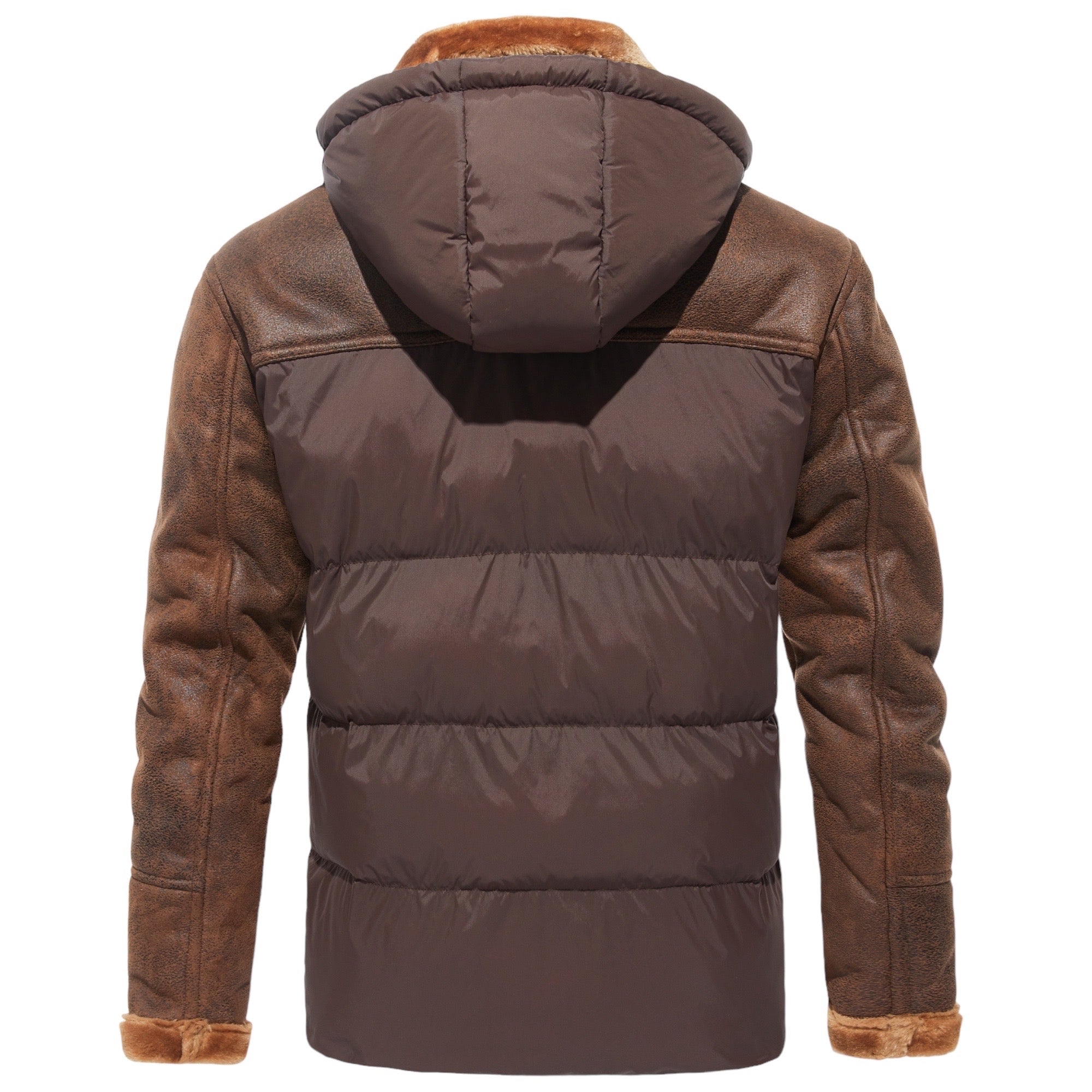 Warme Sherpa Pufferjacke für Männer