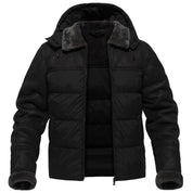 Warme Sherpa Pufferjacke für Männer