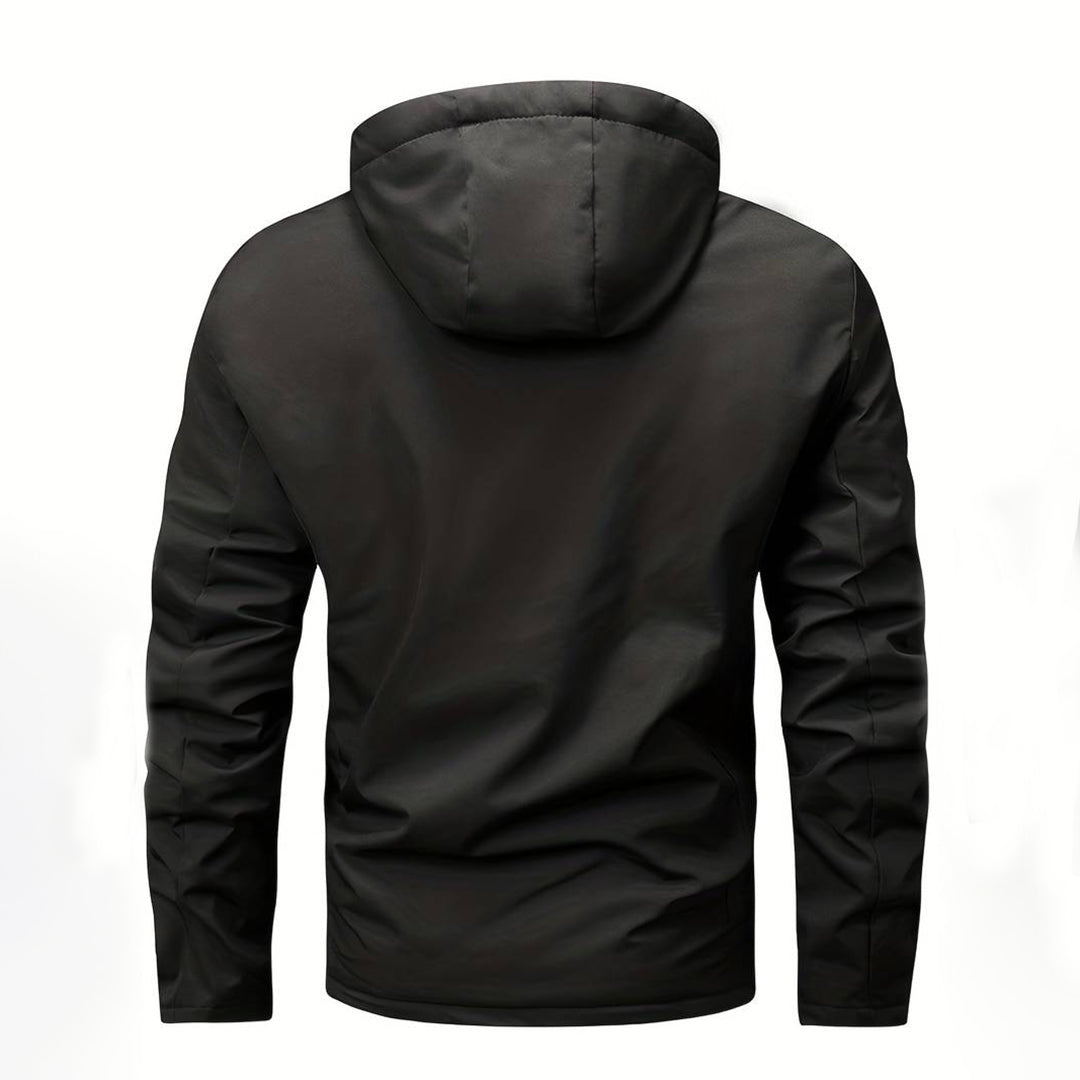 Warme Winterjacke mit Kapuze für Männer