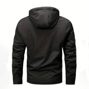 Warme Winterjacke mit Kapuze für Männer