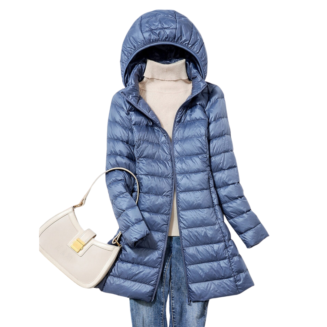Damen Kapuzenjacke mit Reißverschluss und Seitentaschen