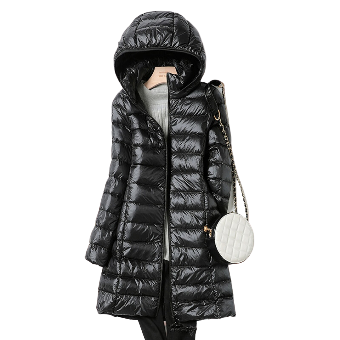 Damen Kapuzenjacke mit Reißverschluss und Seitentaschen