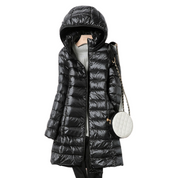 Damen Kapuzenjacke mit Reißverschluss und Seitentaschen