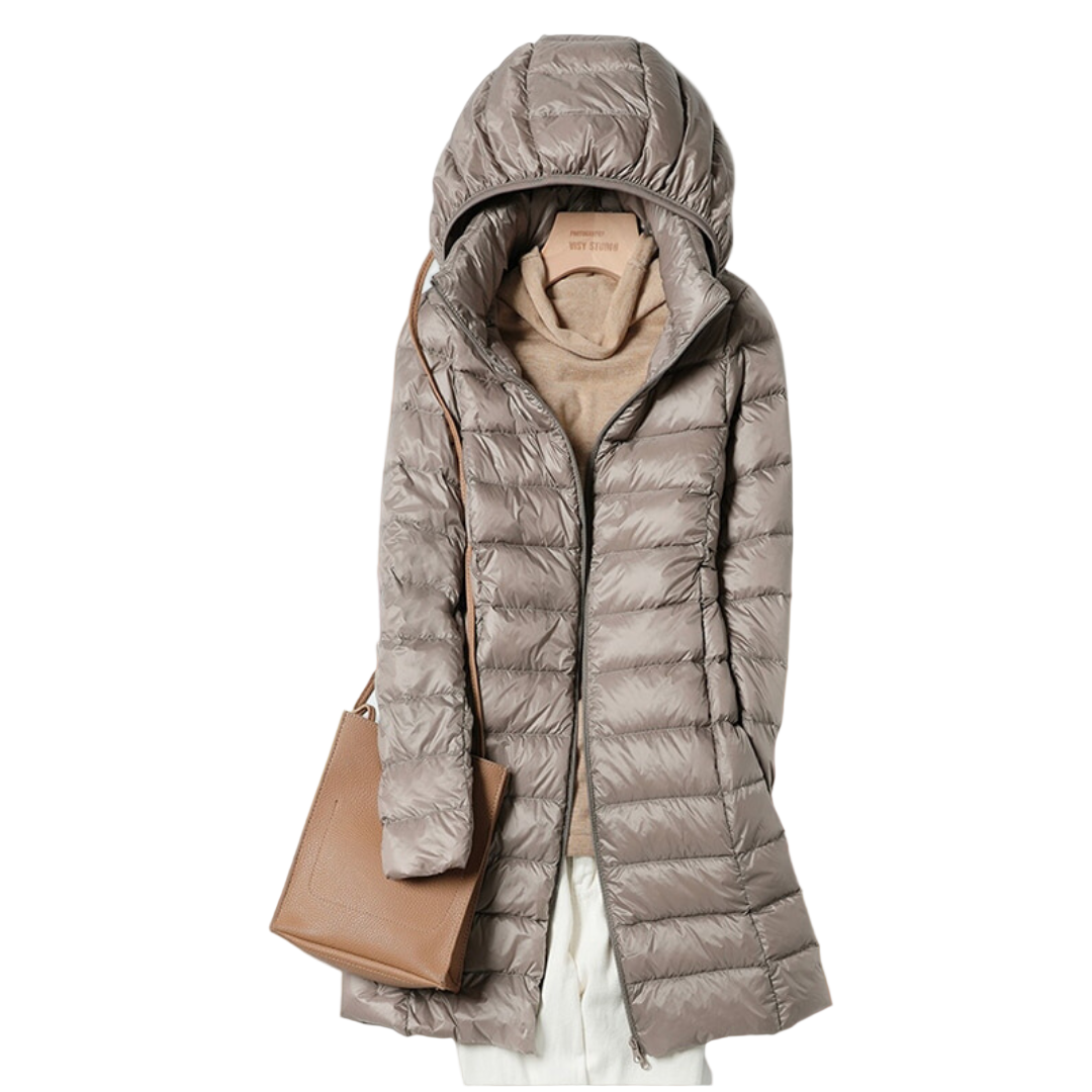 Damen Kapuzenjacke mit Reißverschluss und Seitentaschen