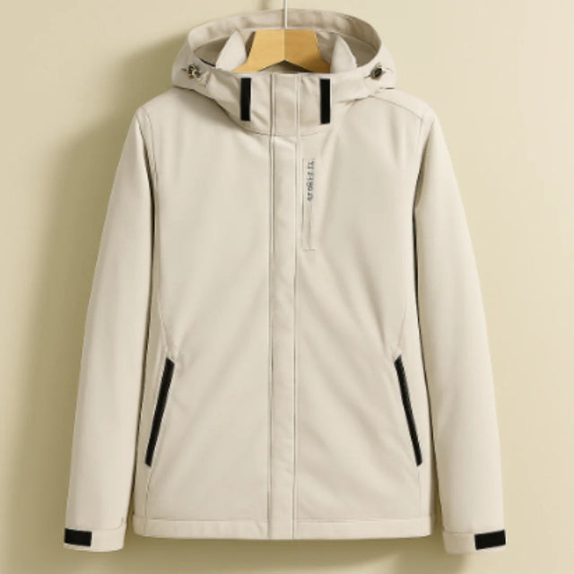 Damen Kapuzenjacke mit Reißverschluss und Vordertaschen