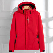 Damen Kapuzenjacke mit Reißverschluss und Vordertaschen