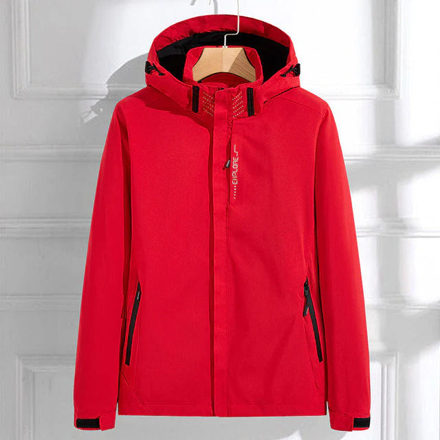 Damen Kapuzenjacke mit Reißverschluss und Vordertaschen