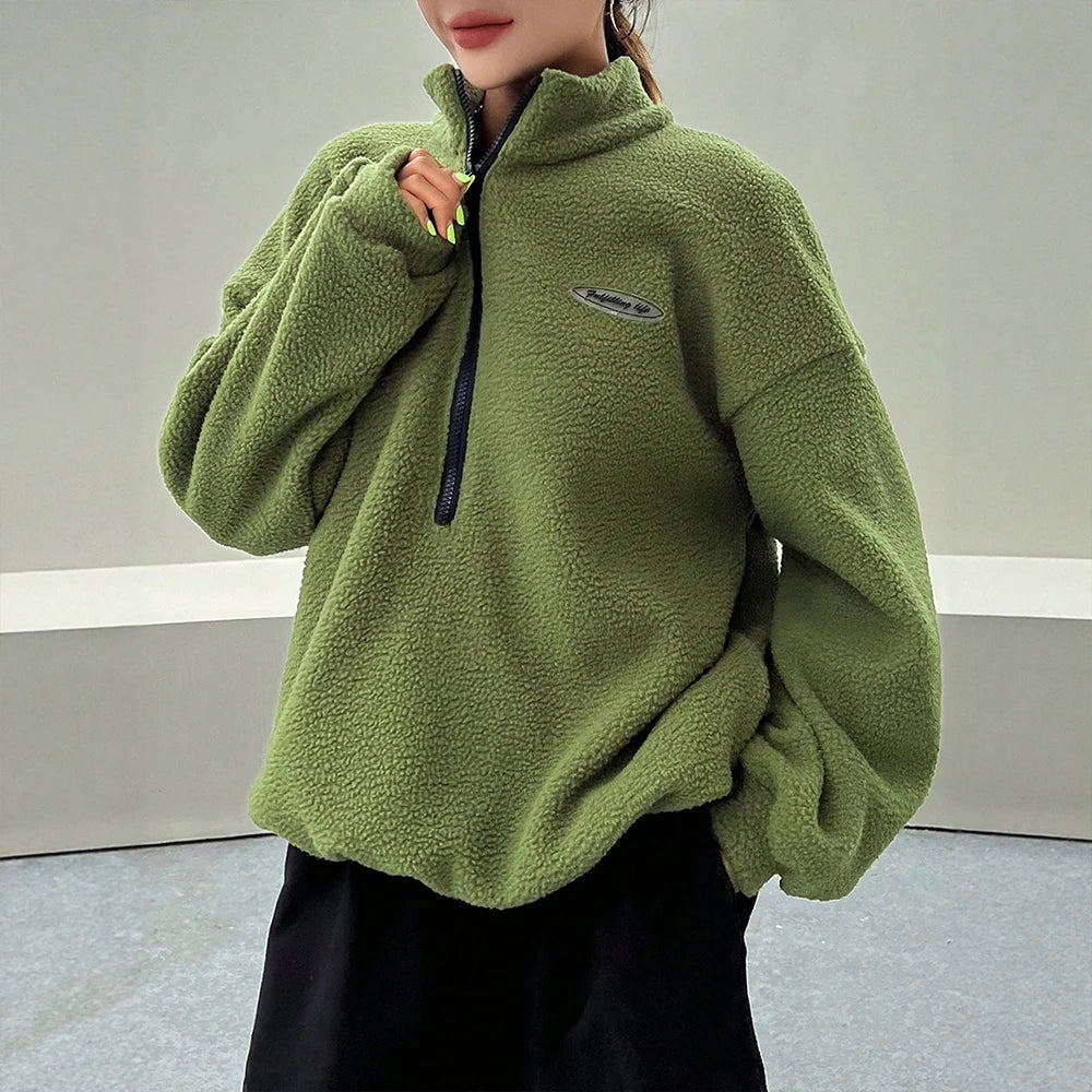 DamenSweatshirtmitStehkragenundHalbzipp-Verschluss_4.jpg