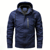 Warme Winterjacke mit Kapuze für Männer