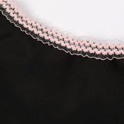 Dirndl Kleid für Damen mit quadratischem Ausschnitt und Schnürmieder