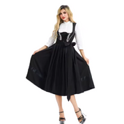 Dirndl Kleid für Damen mit Schnürmieder und Schürze