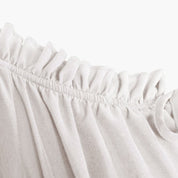 Dirndl kleid für Damen mit Puffärmeln und Rüschensaum